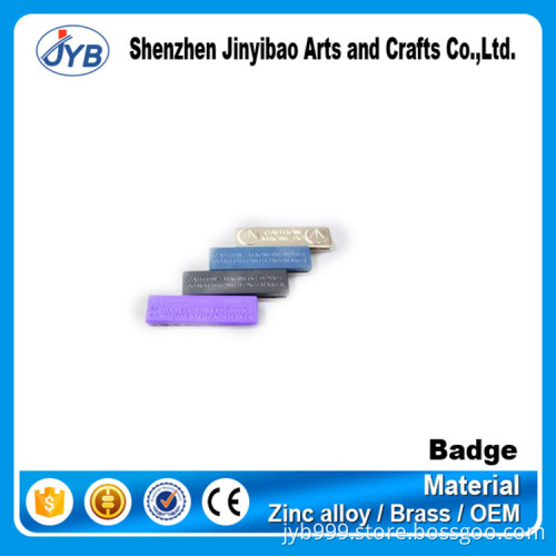 Tag Type and Zinc Alloy Material Hanging Nameplate Custom Name Badge